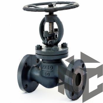 Клапан (вентиль) запорный стальной 15с22нж Ду 100 Ру 40 от производителя "Рускон"