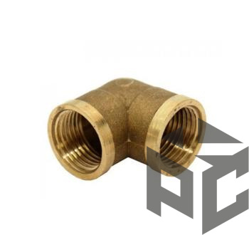 Уголок латунь ВР/ВР Ду 15x20 (1/2"х3/4") от производителя "Рускон"