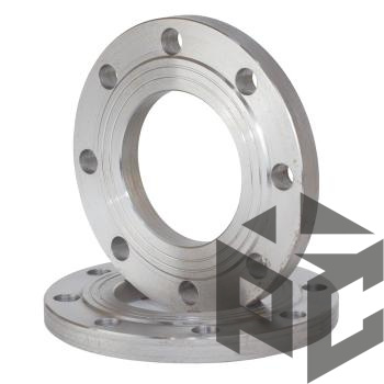 Фланец сталь 09Г2С плоский Ду 100 Ру 10 ГОСТ 12820 Техкомплект от производителя "Рускон"