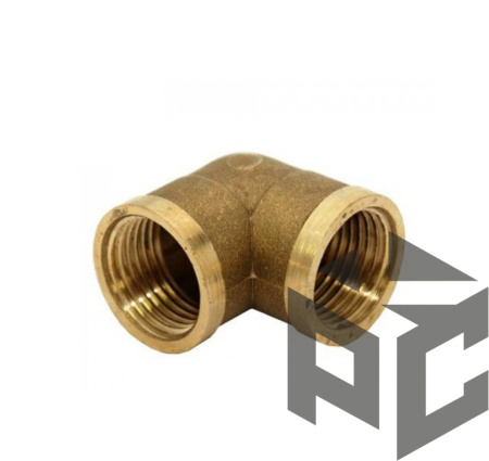 Уголок латунь ВР/ВР Ду 15x25 (1/2"х1") от производителя "Рускон"