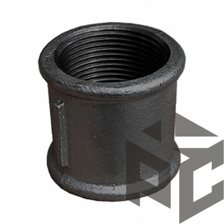 Муфта чугун ВР/ВР Ду 32 (1 1/4") (ЕЕ 45) ГОСТ 8955-75 от производителя "Рускон"