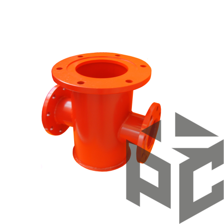 Подставка пожарная стальная ППДФ 125 Ру 10 Техкомплект от производителя "Рускон"