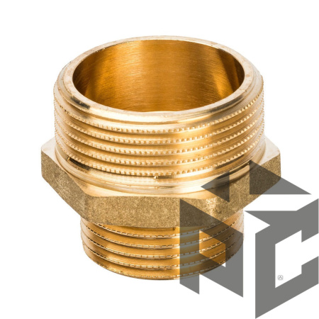 Ниппель переходной латунь НР/НР Ду 40x50 (1 1/2"х2") от производителя "Рускон"