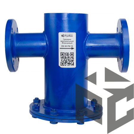 Грязевик вертикальный фланцевый Ду 32 Ру 16 Техкомплект от производителя "Рускон"